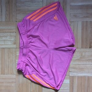 Adidas girls pink size L athletic shorts